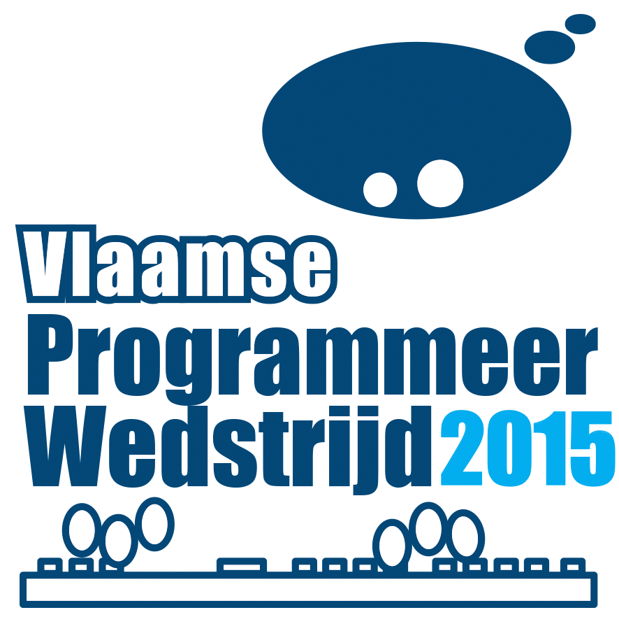 Logo Vlaamse programmeerwedstrijd editie 7 2015